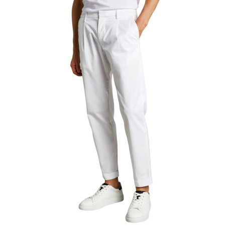 FAY PANTALONE CHINO BIANCO NTM8646187TGURB001