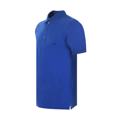 FAY POLO STRETCH  BLU NPMB246135STDWU421