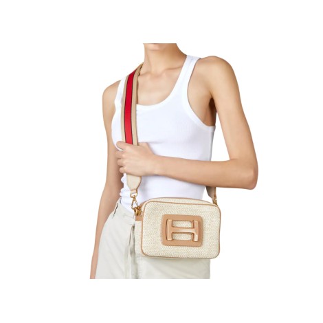 HOGAN CAPSULE TRACOLLA H-BAG BEIGE GCW01MX3100S657C91