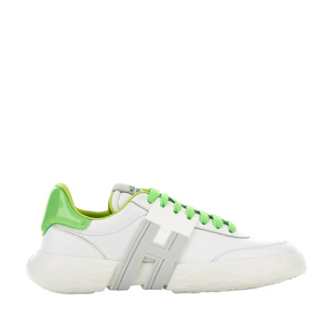 HOGAN SNEAKERS 3R BIANCA, GRIGIA, VERDE H5M5900EW00PG30213