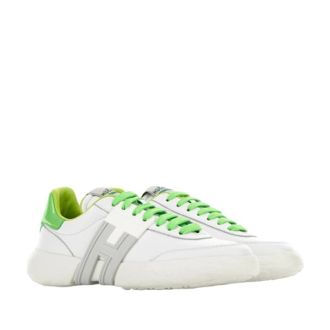 HOGAN SNEAKERS 3R BIANCA, GRIGIA, VERDE H5M5900EW00PG30213