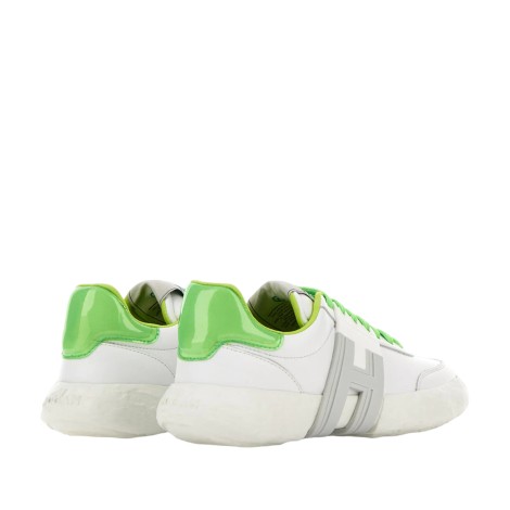 HOGAN SNEAKERS 3R BIANCA, GRIGIA, VERDE H5M5900EW00PG30213