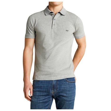 FAY POLO STRETCH  GRIGIA NPMB246135STDWB203