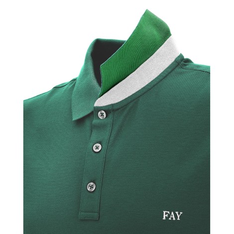 FAY POLO STRETCH NPMB246135STDWV802