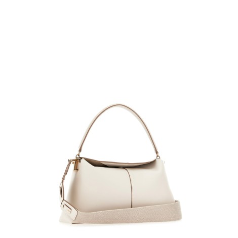 TOD'S BORSA A SPALLA T CASE IN PELLE PICCOLA BIANCA<BR/>XBWTSTY0200XPRB015