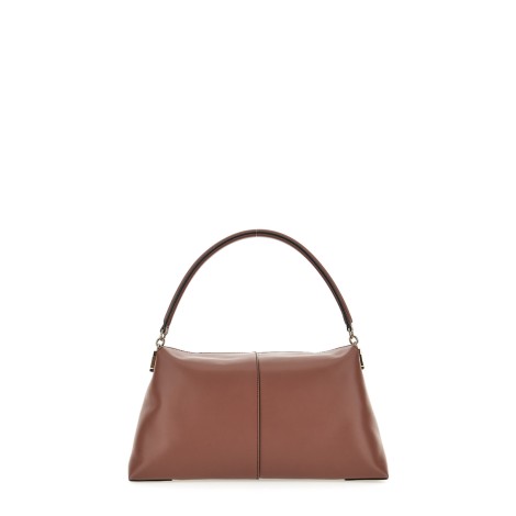 TOD'S BORSA A SPALLA T CASE IN PELLE PICCOLA MARRONE<BR/>XBWTSTY0200XPRS203