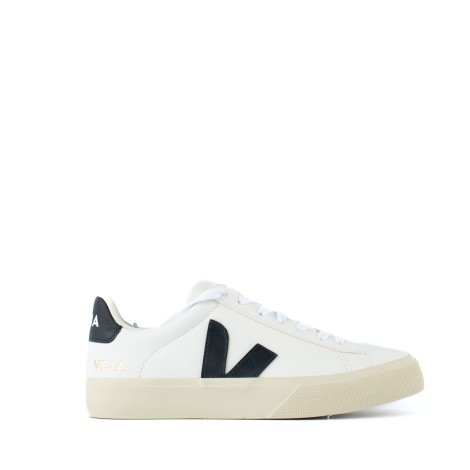 Sneakers veja in pelle logo nero