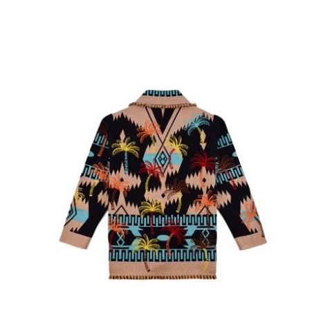 CARDIGAN PALM TREE CON MOTIVO JACQUARD ALANUIenbsp;