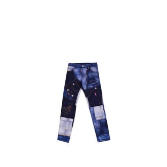 JEANS DENIM PATCHWORK