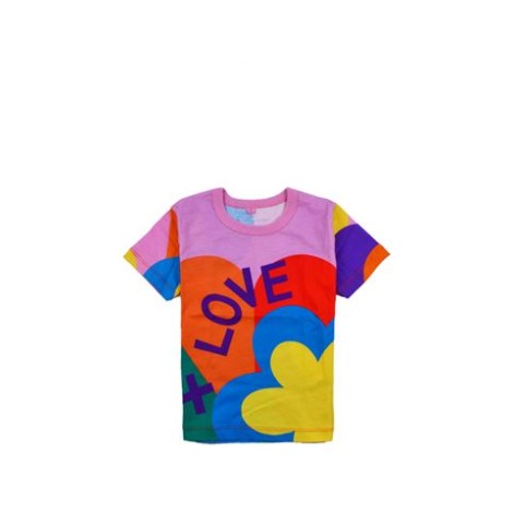 T-SHIRT CON STAMPA LOVE