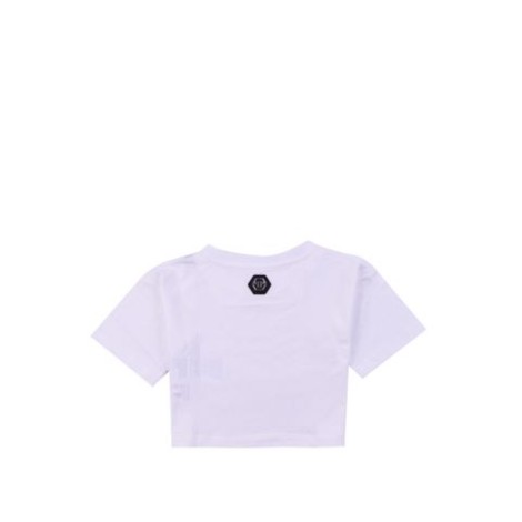 T-SHIRT CROPPED CON STAMPA