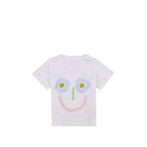 T-SHIRT IN COTONE CON STAMPA SMILE