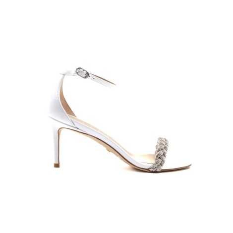 Sandalo Donna White STUART WEITZMAN Pelle