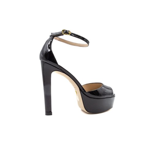 Sandalo Donna Black STUART WEITZMAN Pelle