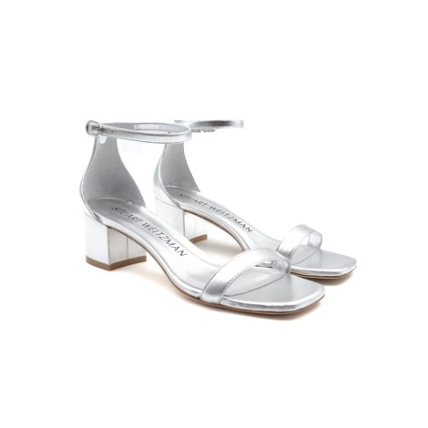 Sandalo Donna Silver STUART WEITZMAN Pelle