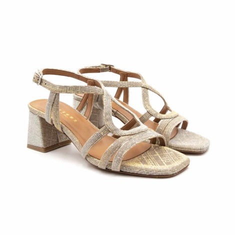 Sandalo Donna Beige TRE EMME Pelle