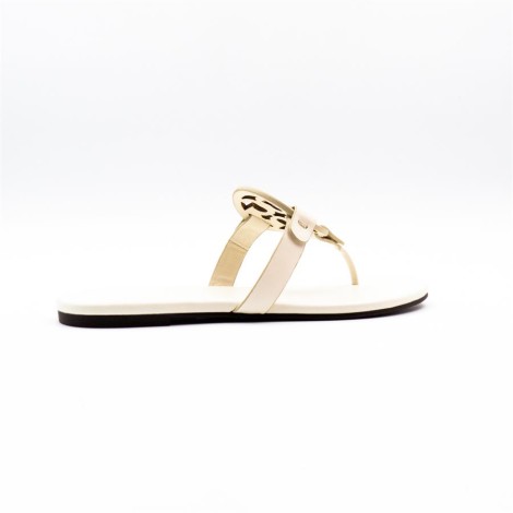 Sandalo Donna New ivory TORY BURCH  Pelle