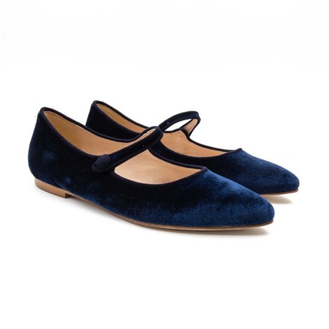 Ballerina Donna Blu BALLERINA Pelle