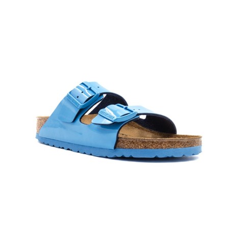 Ciabatta Donna SKY BLUE BIRKENSTOCK Pelle