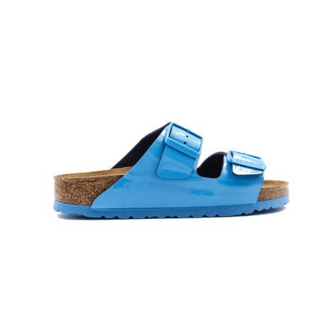 Ciabatta Donna SKY BLUE BIRKENSTOCK Pelle