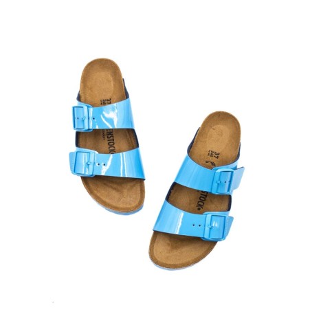 Ciabatta Donna SKY BLUE BIRKENSTOCK Pelle