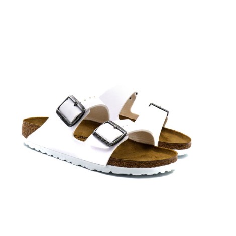 Ciabatta Donna White BIRKENSTOCK Pelle