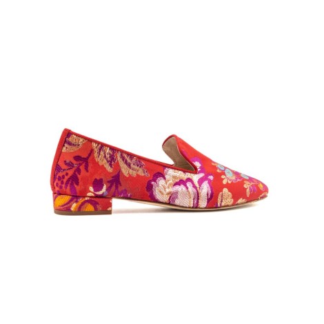 Mocassino Donna Rosso BALLERINA Pelle