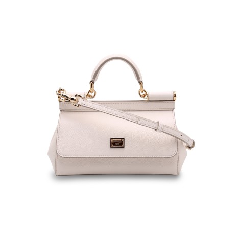 Dolce & Gabbana Small 'Sicily' Leather Tote Bag U