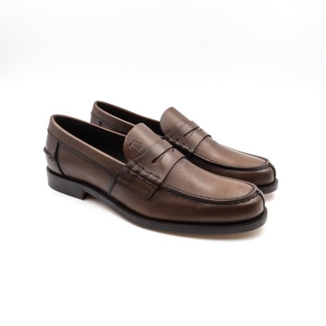 Mocassino Uomo Marrone TOD'S Pelle