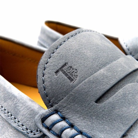 Mocassino Uomo Azzurro TOD'S Pelle