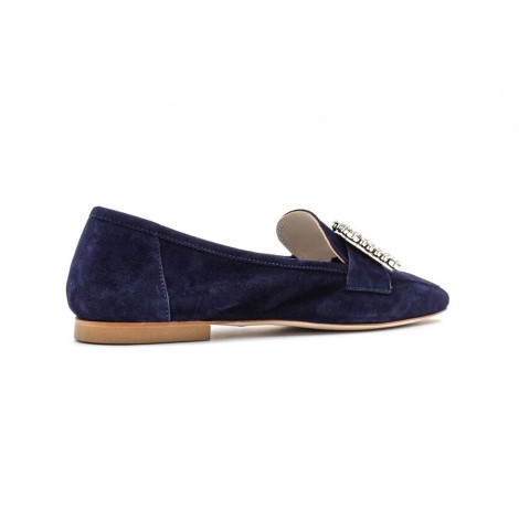 Mocassino Donna Blu TRE EMME Pelle