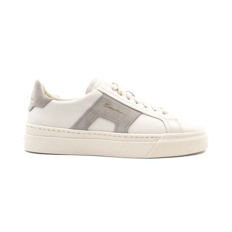 Sneakers Donna White SANTONI Pelle