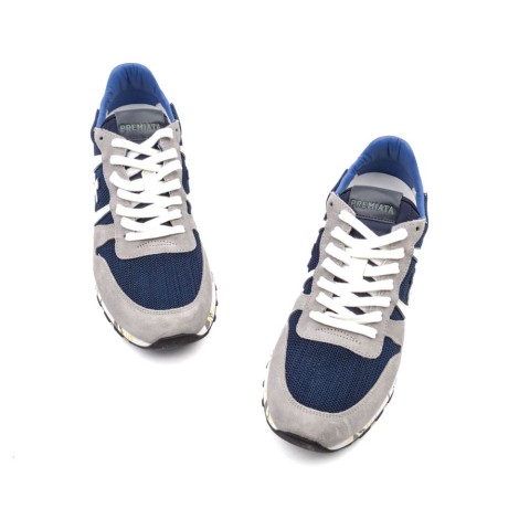 Sneakers Uomo Blu+grigio PREMIATA   Pelle