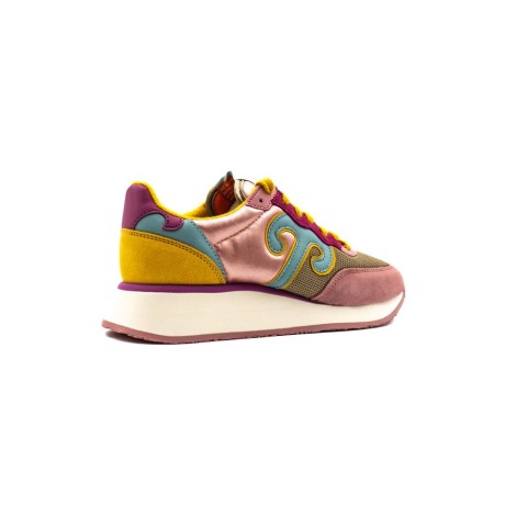 Sneakers Donna ROSA+AZZURRO WUSHU RUYI Pelle