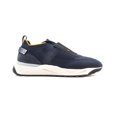 Sneakers Uomo Blue SANTONI Pelle