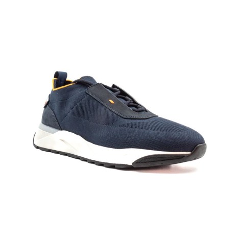 Sneakers Uomo Blue SANTONI Pelle