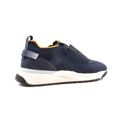 Sneakers Uomo Blue SANTONI Pelle