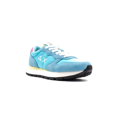 Sneakers Donna Azzurro SUN68 Pelle