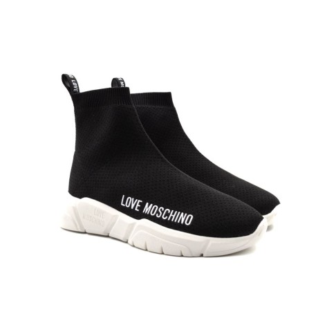 Sneakers Donna Nero LOVE MOSCHINO Pelle