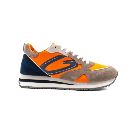 Sneakers Uomo Orange ALBERTO GUARDIANI Pelle