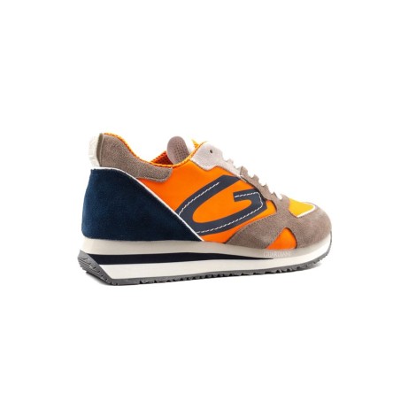 Sneakers Uomo Orange ALBERTO GUARDIANI Pelle