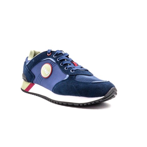 Sneakers Uomo NAVY -SAGE GREEN-BURGUNDY COLMAR Pelle