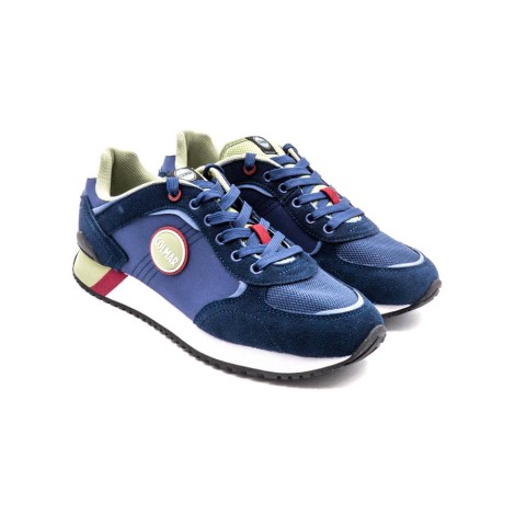 Sneakers Uomo NAVY -SAGE GREEN-BURGUNDY COLMAR Pelle