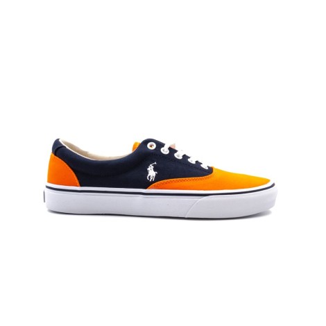 Sneakers Uomo NAVY ORANGE RALPH LAUREN Pelle