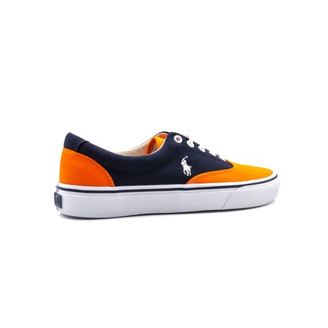 Sneakers Uomo NAVY ORANGE RALPH LAUREN Pelle