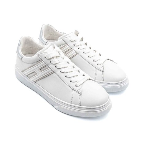 Sneakers Donna Bianco+argento HOGAN     Pelle