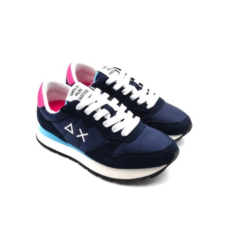 Sneakers Donna Navy blue SUN68 Pelle