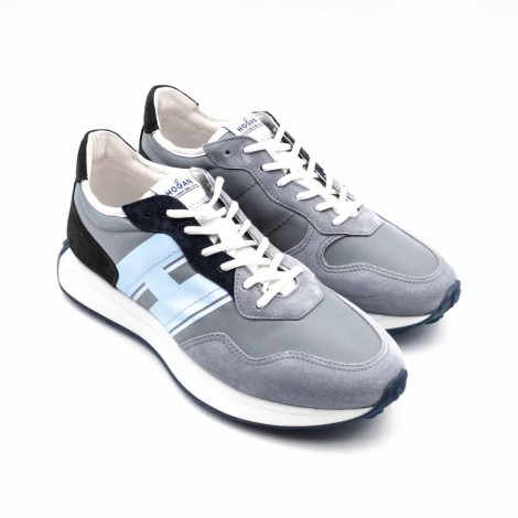 Sneakers Uomo GRIGIO+CIELO HOGAN     Pelle