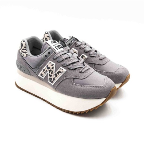 Sneakers Donna SHADOW GREY NEW BALANCE Pelle