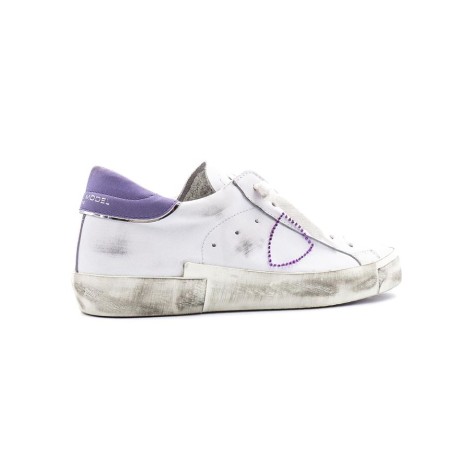 Sneakers Donna BLANC VIOLET PHILIPPE MODEL Pelle